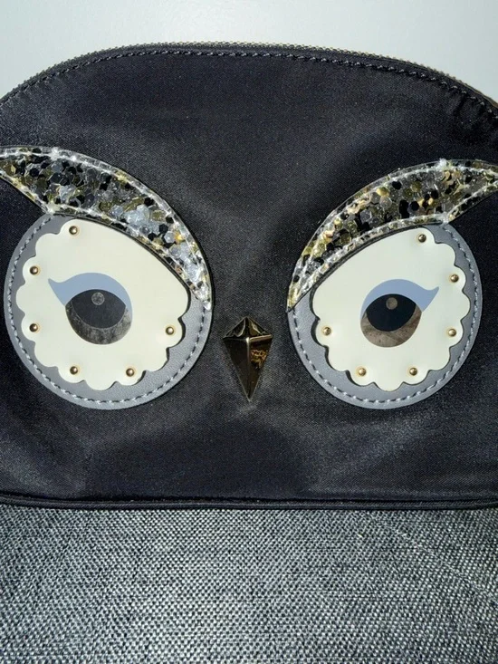 Kate Spade Owl Small Marcy Nylon Cosmetic Bag - Picture 2 of 6